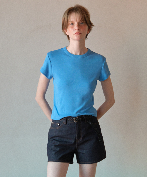 TTUDEMENT(トュードメント)の「ESSENTIAL DENIM SHORTS INDIGO(その他パンツ・レディース・その他・MEDIUM/LARGE/SMALL)」の4枚目の写真