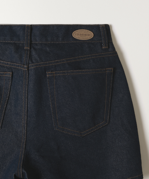 TTUDEMENT(トュードメント)の「ESSENTIAL DENIM SHORTS INDIGO(その他パンツ・レディース・その他・MEDIUM/LARGE/SMALL)」の7枚目の写真