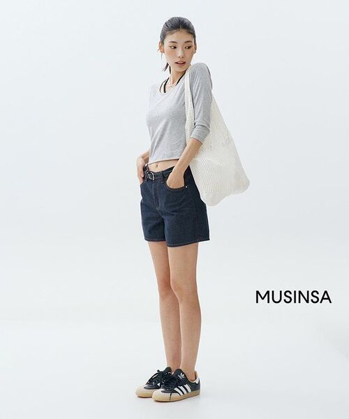 TTUDEMENT(トュードメント)の「ESSENTIAL DENIM SHORTS INDIGO(その他パンツ・レディース・その他・MEDIUM/LARGE/SMALL)」の9枚目の写真