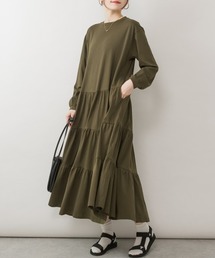 ロングティアードカットワンピース
