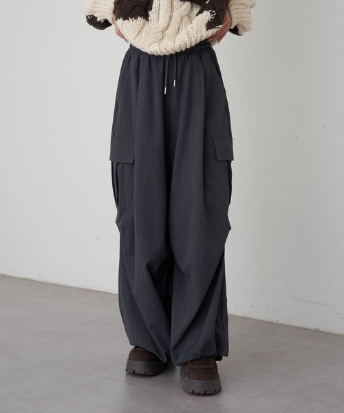 RAY CASSIN（レイカズン）の「バレルカーゴパンツ（その他パンツ・レディース・チャコールグレー/ブラウン系その他2/ブラウン・FREE）」の12枚目の写真