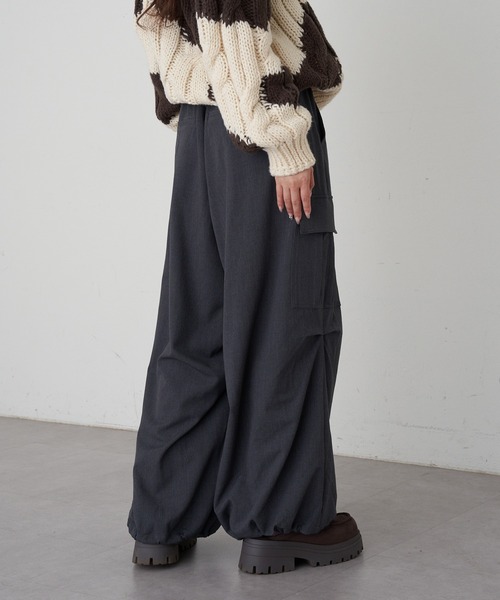 RAY CASSIN（レイカズン）の「バレルカーゴパンツ（その他パンツ・レディース・チャコールグレー/ブラウン系その他2/ブラウン・FREE）」の14枚目の写真