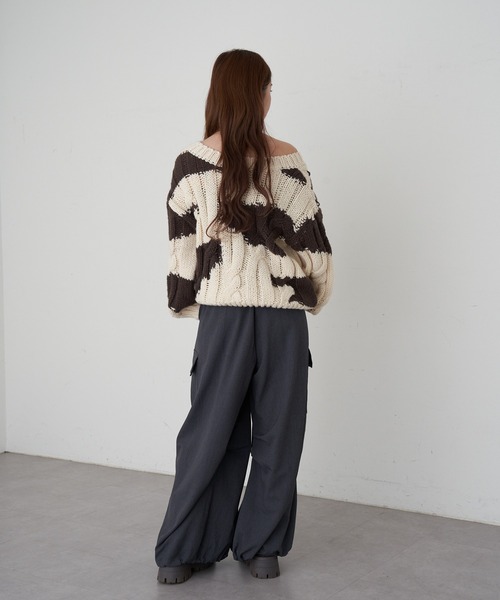 RAY CASSIN（レイカズン）の「バレルカーゴパンツ（その他パンツ・レディース・チャコールグレー/ブラウン系その他2/ブラウン・FREE）」の18枚目の写真