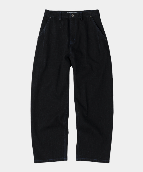 SLOWACID（スローアシッド）の「アウトシームカーブデニムパンツ [インディゴ]（デニムパンツ・レディース・その他・LARGE/SMALL/MEDIUM）」の2枚目の写真