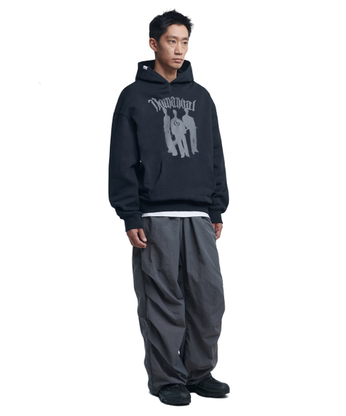 NOMANUAL(NOMANUAL)の「T.M HOODIE - BLACK(パーカー・レディース・その他・SMALL/MEDIUM/LARGE/X-LARGE)」の3枚目の写真