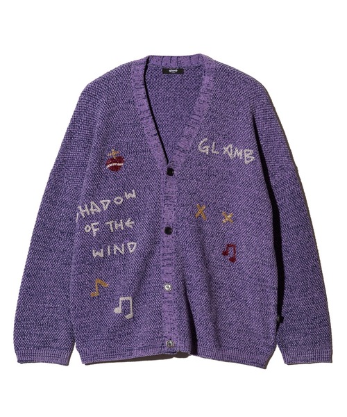 glamb（グラム）の「Hand Beaded Cardigan / ハンドビーデッドカーディガン（カーディガン/ボレロ・メンズ・ミント/パープル/ブラック・S/M/L）」の6枚目の写真