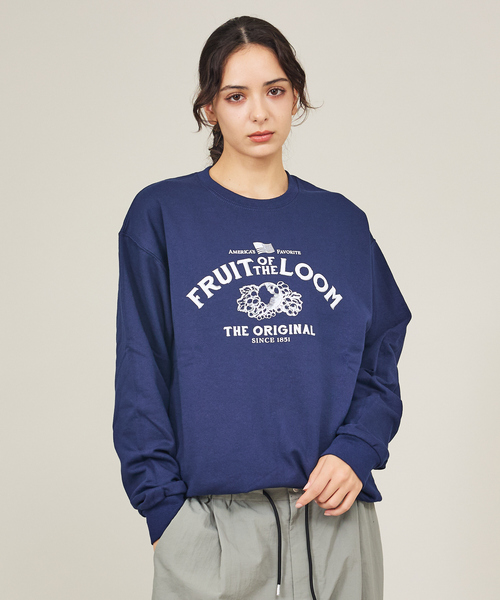 FRUIT OF THE LOOM/フルーツ・オブ・ザ・ルーム】PRINT SWEAT5