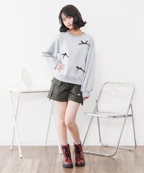 algy(アルジー)の「あったかキルトカーゴショーパン(その他パンツ・キッズ・ブラック/カーキ/オフホワイト・XX-SMALL/X-SMALL/SMALL/MEDIUM)」の18枚目の写真