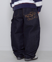 Retriever Club（レトリーバークラブ）の「BONE DOG DOUBLE KNEE PANTS [INDIGO BLACK]（デニムパンツ）」