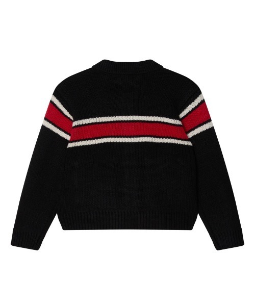 OBEY（オベイ）の「OBEY BERNARD ZIP UP SWEATER（オベイ バーナード ジップアップ セーター）（ニット/セーター・メンズ・ベージュ系/ブラック・MEDIUM/LARGE/X-LARGE）」の3枚目の写真