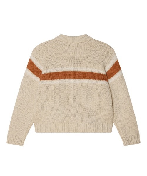 OBEY（オベイ）の「OBEY BERNARD ZIP UP SWEATER（オベイ バーナード ジップアップ セーター）（ニット/セーター・メンズ・ベージュ系/ブラック・MEDIUM/LARGE/X-LARGE）」の5枚目の写真
