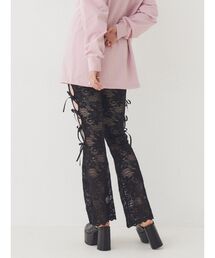 EVRIS | レースリボンフレアレギンス(その他パンツ)