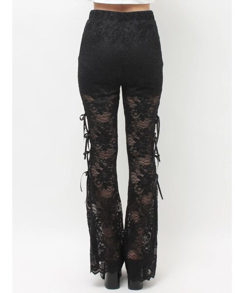 EVRIS（エヴリス）の「レースリボンフレアレギンス（その他パンツ・レディース・ホワイト/ブラック・SMALL/MEDIUM）」の19枚目の写真
