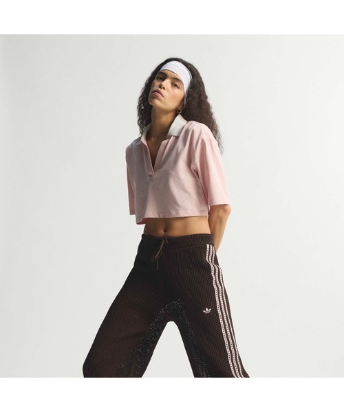 adidas(アディダス)の「adidas KNITTED CROCHET FIREBIRD TRACKPANTS / アディダス ニット クロッシュ ファイヤーバード トラックパンツ(その他パンツ・レディース・ブラウン・M/S/L)」の16枚目の写真