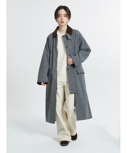 JAPAN LIMITED'【SNOWDON / スノードン】ウール チェック ロング