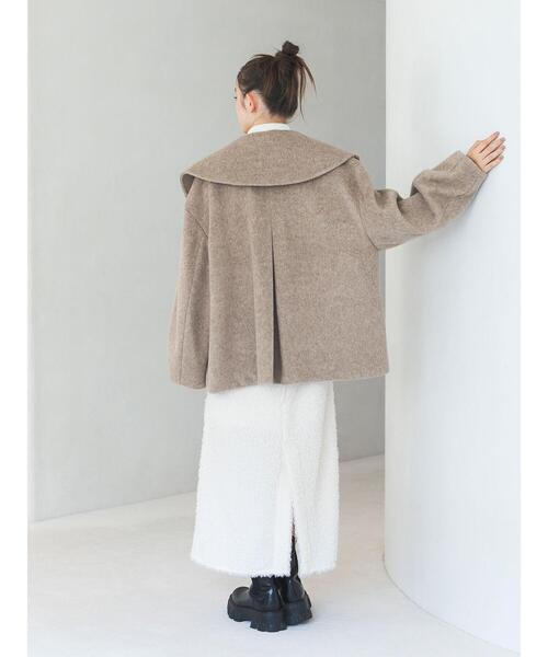 セール】ビッグカラーショートコート（その他アウター）｜so4u（ソー