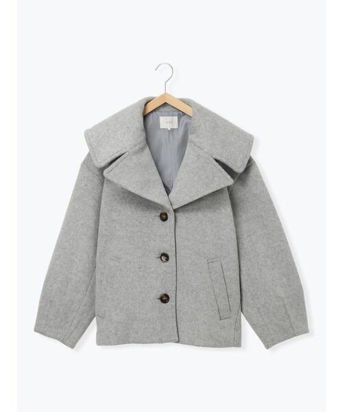 セール】ビッグカラーショートコート（その他アウター）｜so4u（ソー