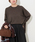 JOURNAL STANDARD relume�i�W���[�i���X�^���_�[�h�@�������[���j�́u�s�ꕔWEB����ǉ�4�tBiellaYarn���C�h�N���[�l�b�N�v���I�[�o�[�i�j�b�g/�Z�[�^�[�j�v�b�u���E��