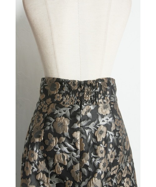 &. NOSTALGIA(アンドドットノスタルジア)の「フラワージャガードスカート(スカート・レディース・ゴールド/ブルー・M)」の6枚目の写真
