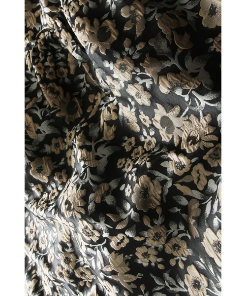 &. NOSTALGIA(アンドドットノスタルジア)の「フラワージャガードスカート(スカート・レディース・ゴールド/ブルー・M)」の4枚目の写真