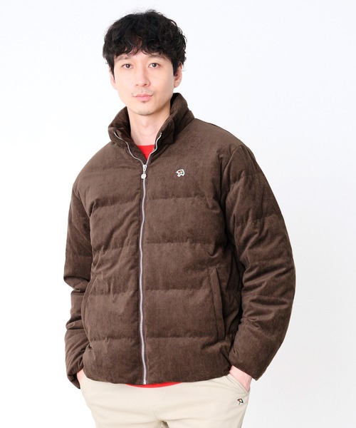 Arnold Palmer（アーノルドパーマー）の「2WAY シェア コーデュロイ ダウンジャケット（ダウンジャケット/コート・レディース・ブラック/ライトベージュ/サックスブルー/ブラウン・XS/S/M/L/LL）」の22枚目の写真