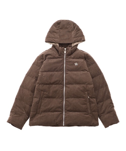 Arnold Palmer（アーノルドパーマー）の「2WAY シェア コーデュロイ ダウンジャケット（ダウンジャケット/コート・レディース・ブラック/ライトベージュ/サックスブルー/ブラウン・XS/S/M/L/LL）」の6枚目の写真