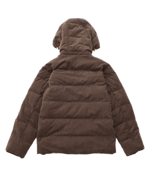 Arnold Palmer（アーノルドパーマー）の「2WAY シェア コーデュロイ ダウンジャケット（ダウンジャケット/コート・レディース・ブラック/ライトベージュ/サックスブルー/ブラウン・XS/S/M/L/LL）」の7枚目の写真