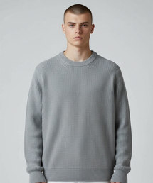 Soft Hachi Cushion Round Knit (Gray)