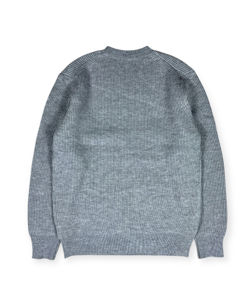 BORN SLIPPY（ボーンスリッピー）の「Soft Hachi Cushion Round Knit (Gray)（ニット/セーター・メンズ・その他・FREE）」の4枚目の写真
