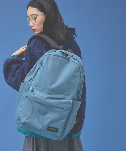 Kappa（カッパ）の「≪Kappa×and ST ウェルネスクラブ≫ワンポイントラバーロゴ バックパック（バックパック/リュック・レディース・ベージュ/レッド/ブラック/ブルー・FREE）」の3枚目の写真