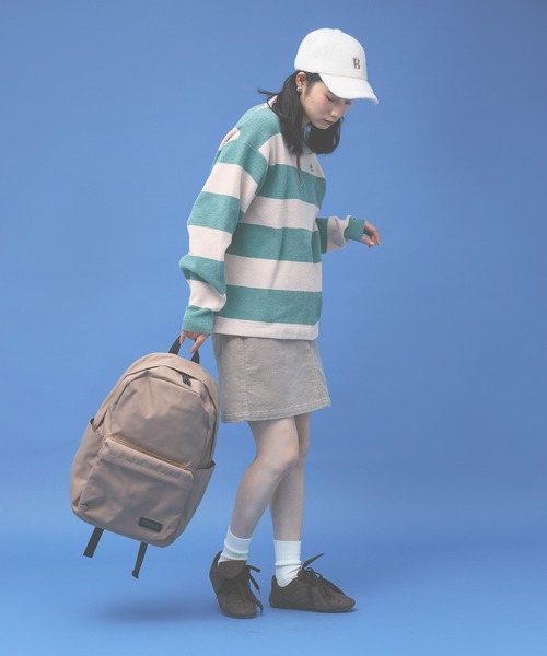 Kappa（カッパ）の「≪Kappa×and ST ウェルネスクラブ≫ワンポイントラバーロゴ バックパック（バックパック/リュック・レディース・ベージュ/レッド/ブラック/ブルー・FREE）」の18枚目の写真