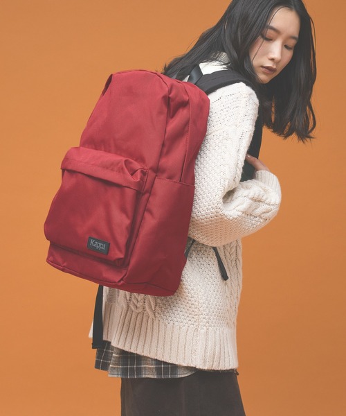 Kappa（カッパ）の「≪Kappa×and ST ウェルネスクラブ≫ワンポイントラバーロゴ バックパック（バックパック/リュック・レディース・ベージュ/レッド/ブラック/ブルー・FREE）」の10枚目の写真