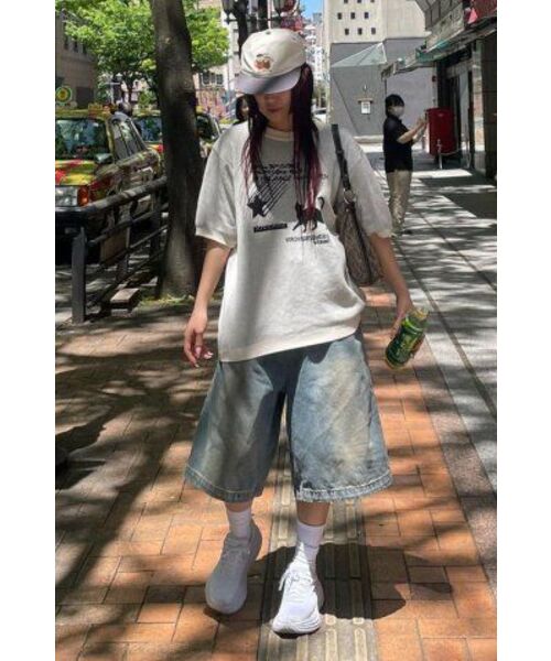 VENHIT（ベンヒット）の「星と猫ジャカードニットハーフT[アイボリー]（ニット/セーター・レディース・アイボリー・LARGE/MEDIUM/X-LARGE）」の6枚目の写真