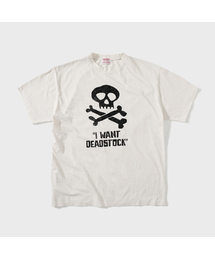GOODNIES（グーニーズ）の「ビンテージデッドストックスカルTシャツ。オフホワイト（Tシャツ/カットソー）」