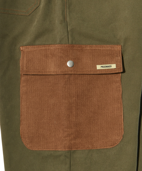 PIECEMAKER(ピースメーカー)の「CORDUROY POINT COTTON WORK PANTS (KHAKI)(その他パンツ・レディース・その他・MEDIUM/LARGE)」の6枚目の写真