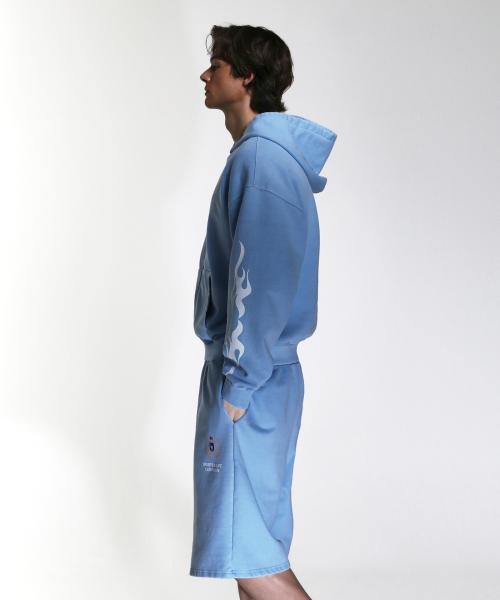 RVD(アールブイディー)の「(American Casual Campaign) 700g ピグメントバミューダハーフパンツ (ベイビーブルー)(その他パンツ・メンズ・その他・LARGE/X-LARGE)」の3枚目の写真