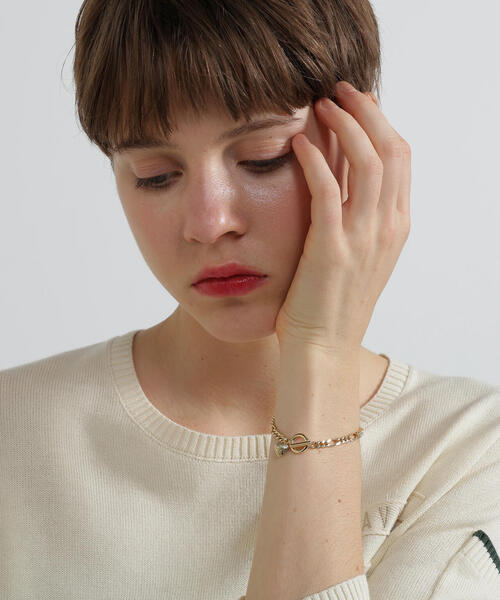 AVIREX（アヴィレックス）の「HEART CHARM BRESS（GOLD) by J.H.M CO.,LTD.（ブレスレット・レディース・ゴールド・F）」の15枚目の写真