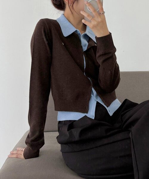 CAPRICIEUX LE'MAGE（カプリシューレマージュ）の「レイヤードポロ