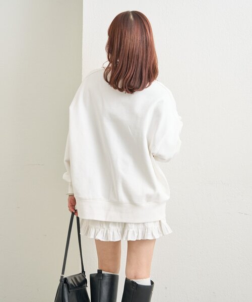 mystic(ミスティック)の「プリントスウェット(Tシャツ/カットソー・レディース・オフホワイト/グレー・FREE)」の8枚目の写真