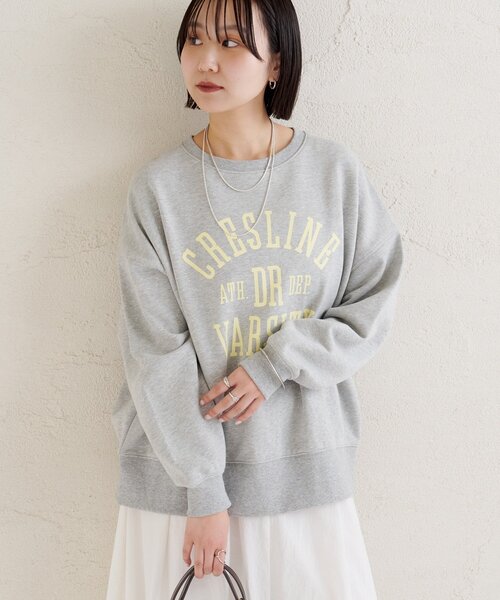 mystic(ミスティック)の「プリントスウェット(Tシャツ/カットソー・レディース・オフホワイト/グレー・FREE)」の15枚目の写真