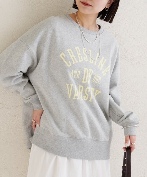 mystic(ミスティック)の「プリントスウェット(Tシャツ/カットソー・レディース・オフホワイト/グレー・FREE)」の16枚目の写真