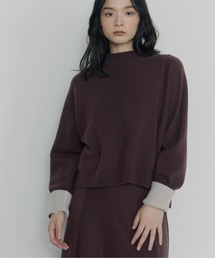 WRAPINKNOT | 【WRAPINKNOT/ラッピンノット】《STUDIOUS別注》 CASHMERE BOAT NECK KNIT/カシミアボートネックニット(ニット/セーター)