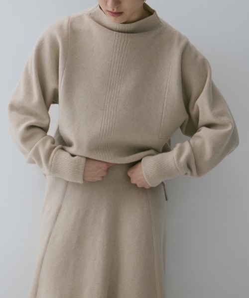 WRAPINKNOT/ラッピンノット】《STUDIOUS別注》 CASHMERE BOAT NECK