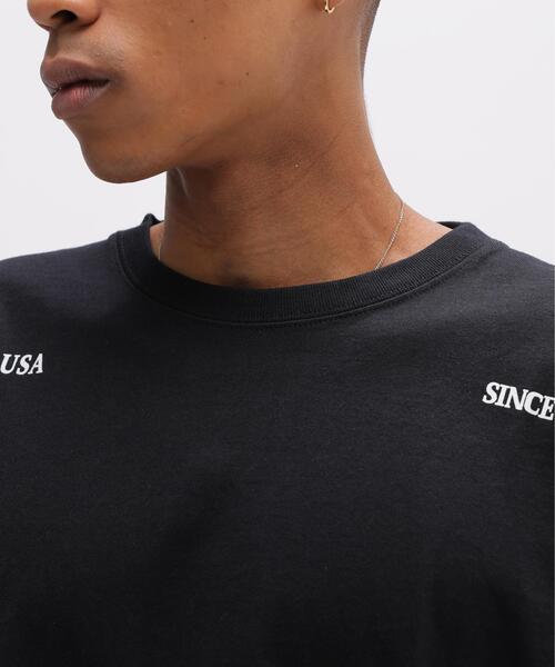 AVIREX(アヴィレックス)の「《WEB&DEPOT限定》STENCIL L/S T-SHIRT(Tシャツ/カットソー・メンズ・ホワイト/ブラック/オリーブ系・L/M/XL/2XL)」の10枚目の写真