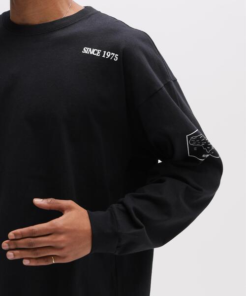 AVIREX(アヴィレックス)の「《WEB&DEPOT限定》STENCIL L/S T-SHIRT(Tシャツ/カットソー・メンズ・ホワイト/ブラック/オリーブ系・L/M/XL/2XL)」の11枚目の写真