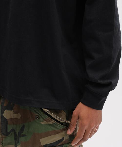 AVIREX(アヴィレックス)の「《WEB&DEPOT限定》STENCIL L/S T-SHIRT(Tシャツ/カットソー・メンズ・ホワイト/ブラック/オリーブ系・L/M/XL/2XL)」の12枚目の写真