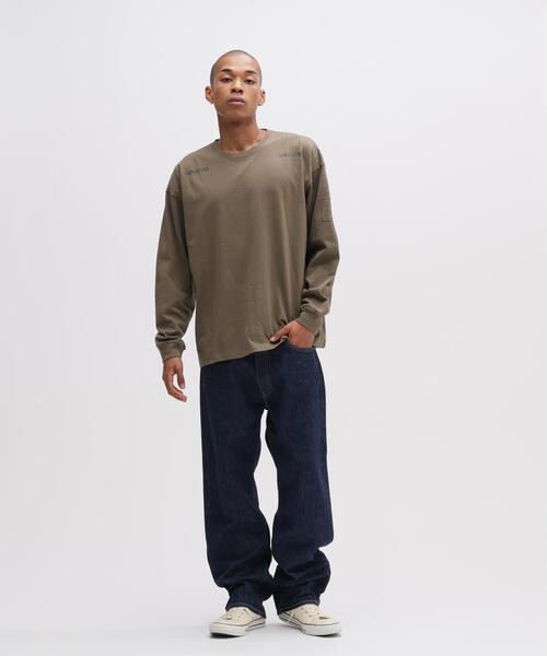 セール】《WEB&DEPOT限定》STENCIL L/S T-SHIRT（Tシャツ/カットソー