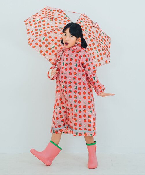 p.premier(ピードットプルミエ)の「雨の日がたのしい総柄アンブレラ(長傘・キッズ・ピンク/イエロー/アイボリー/ブルー・MEDIUM/SMALL)」の16枚目の写真