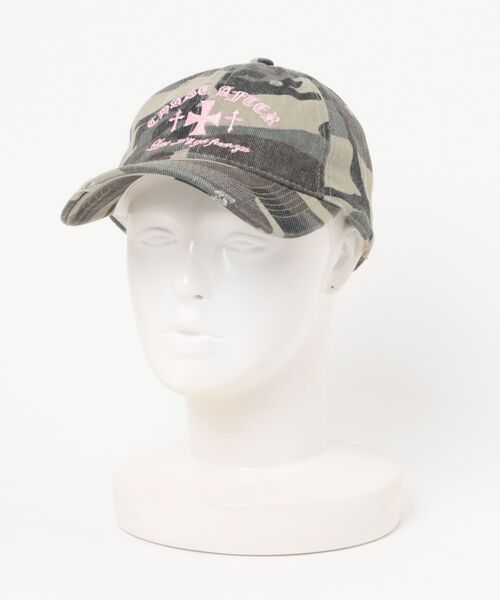 GALLIS ADDICTION（ガリスアディクション）の「GA WASH CAMO CAP（キャップ・メンズ・ピンク/グリーン・FREE）」の8枚目の写真