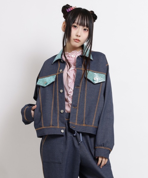 MILK（ミルク）の「Twinkle Beat ジャケット（その他アウター・レディース・B/A/C・FREE）」の3枚目の写真